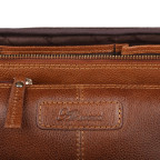 Коричневий шкіряний чоловічий несесер Ashwood Leather M59 Tan - Фотографія № 104
