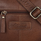 Коньячна шкіряна сумка через плече Ashwood M56 Cognac - Фотографія № 104