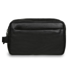 Чорний шкіряний несесер Ashwood Leather M59 Black - Фотографія № 100