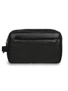 Чорний шкіряний несесер Ashwood Leather M59 Black