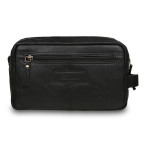 Чорний шкіряний несесер Ashwood Leather M59 Black - Фотографія № 102