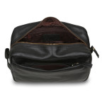 Чорний шкіряний несесер Ashwood Leather M59 Black - Фотографія № 105