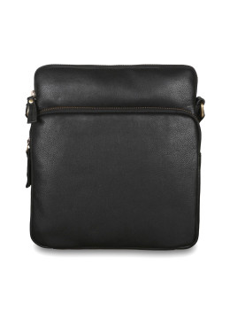 Чоловіча шкіряна сумка через плече Ashwood M52 Black