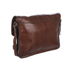 Чоловіча шкіряна сумка через плече із клапаном Ashwood Leather Josh Chestnut Brown - Фотографія № 101 Чоловіча шкіряна сумка через плече із клапаном Ashwood Leather Josh Chestnut Brown - Фотографія № 101