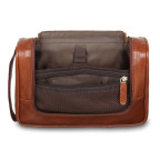 Несесер шкіряний із гладкої шкіри Ashwood Leather 89145 Chestnut Brown - Фотографія № 103