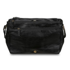 Чоловічі шкіряні сумки через плече Ashwood Leather Pedro Black - Фотографія № 104