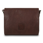 Коричнева шкіряна сумка для чоловіка Ashwood Leather Pedro Mist Brown - Фотографія № 100