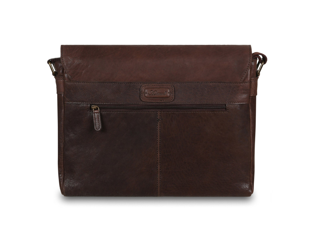 Коричнева шкіряна сумка для чоловіка Ashwood Leather Pedro Mist Brown - Фотографія № 2