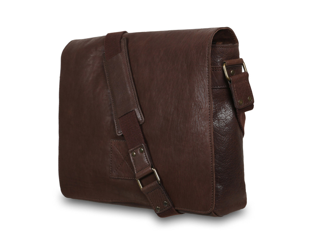 Коричнева шкіряна сумка для чоловіка Ashwood Leather Pedro Mist Brown - Фотографія № 3