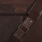 Коричнева шкіряна сумка для чоловіка Ashwood Leather Pedro Mist Brown - Фотографія № 103