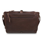 Коричнева шкіряна сумка для чоловіка Ashwood Leather Pedro Mist Brown - Фотографія № 104