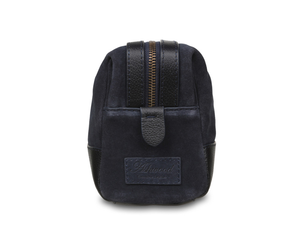 Шкіряний несесер Ashwood Leather Tom Navy - Фотографія № 4