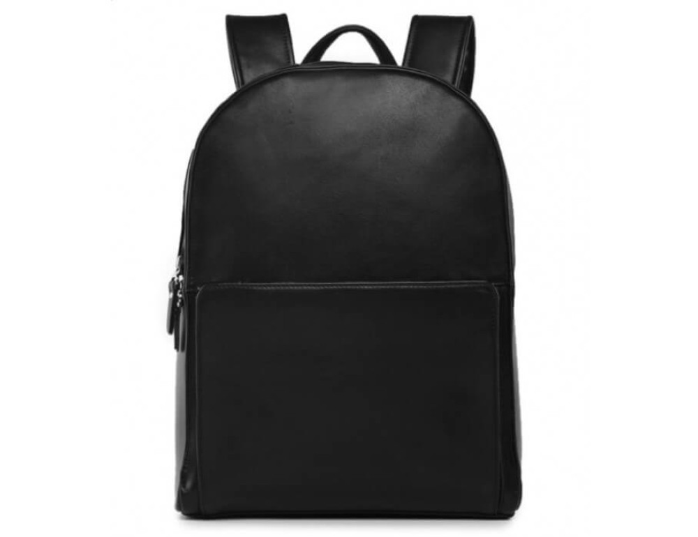 Міський шкіряний рюкзак Tiding Bag B3-049A чорний - Фотографія № 2