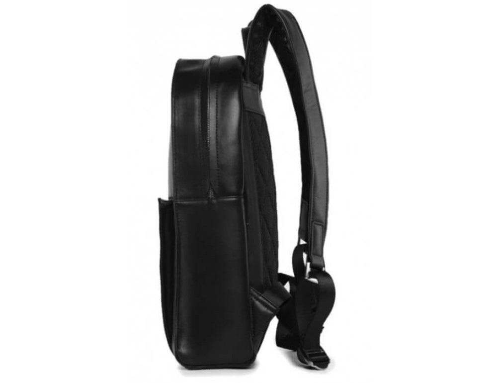 Міський шкіряний рюкзак Tiding Bag B3-049A чорний - Фотографія № 3