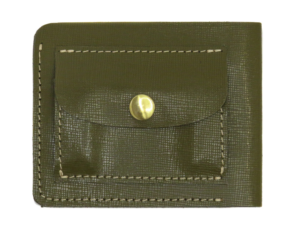 Чоловічий зелений гаманець із Saffiano Black Diamond BD4010SGR - Фотографія № 7