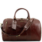 Коричнева дорожня сумка великого розміру Tuscany Leather TL VOYAGER TL141794 Brown - Фотографія № 100