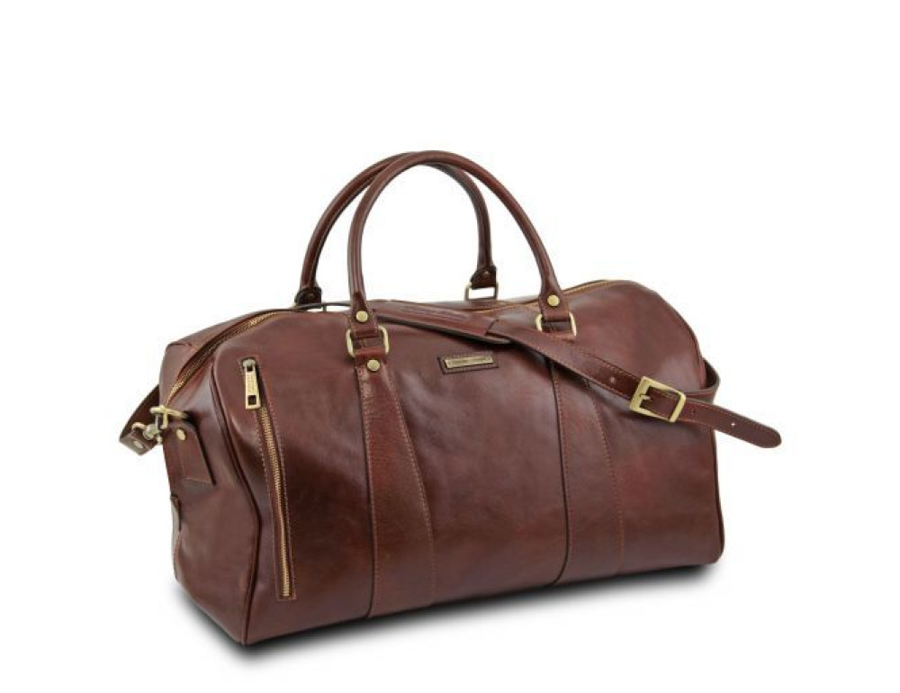 Коричнева дорожня сумка великого розміру Tuscany Leather TL VOYAGER TL141794 Brown - Фотографія № 2