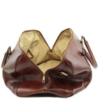 Коричнева дорожня сумка великого розміру Tuscany Leather TL VOYAGER TL141794 Brown - Фотографія № 103