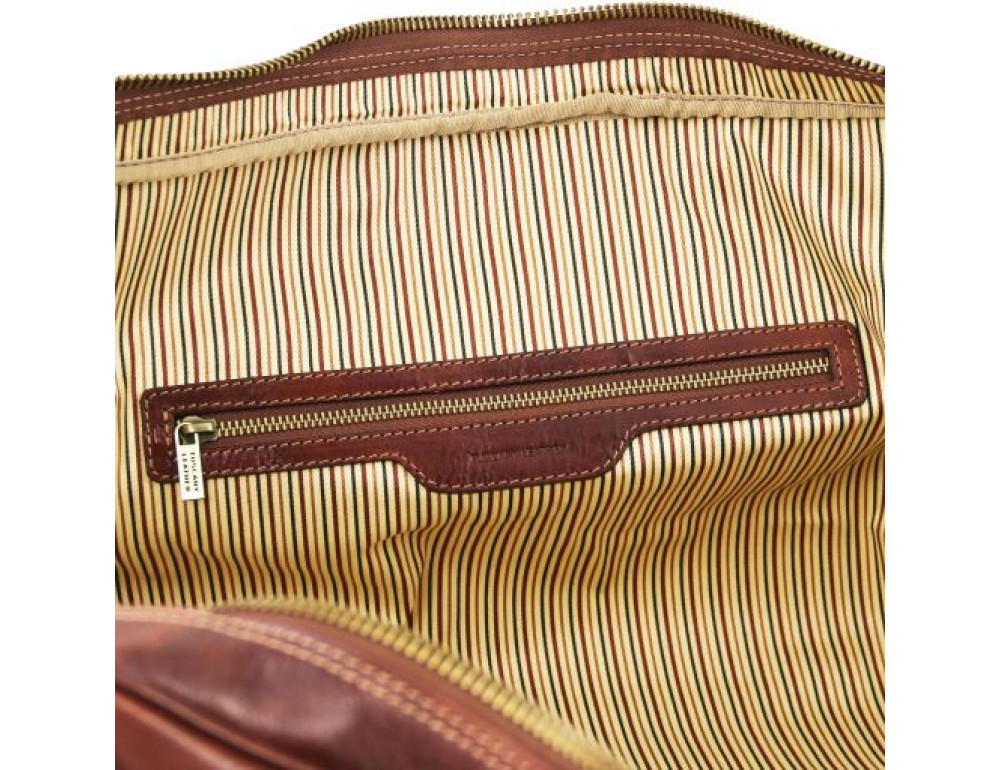 Коричнева дорожня сумка великого розміру Tuscany Leather TL VOYAGER TL141794 Brown - Фотографія № 5