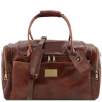 Шкіряна дорожня сумка Tuscany Leather TL142141 Brown - Фотографія № 100