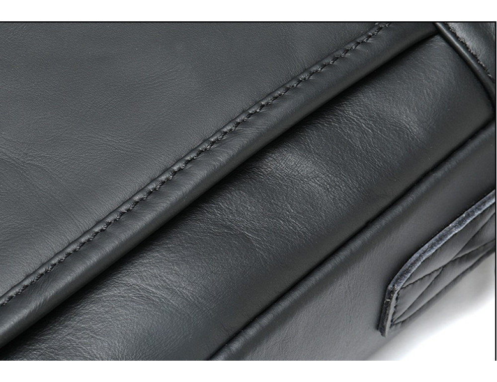Большая мужская барсетка формата А4 Bexhill Bx8577 Black - Фото № 8