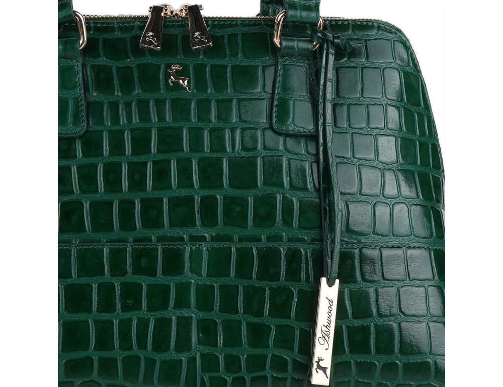 Зелена жіноча сумка зі шкіри Ashwood C53 Green - Фотографія № 6