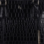 Чорна жіноча сумка зі шкіри крокодила Ashwood C54 Black - Фотографія № 105