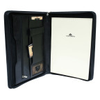 Чёрная кожаная папка для документов TONY PEROTTI Italico 1278L nero - Фото № 101