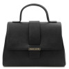 Чорна шкіряна сумочка через плече TL BAG TL142156 Black