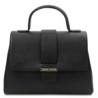 Чорна шкіряна сумочка через плече TL BAG TL142156 Black - Фотографія № 100