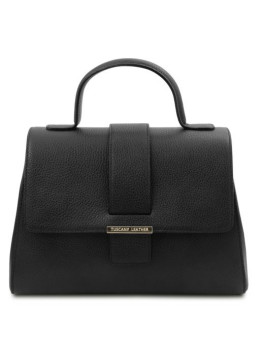 Чорна шкіряна сумочка через плече TL BAG TL142156 Black