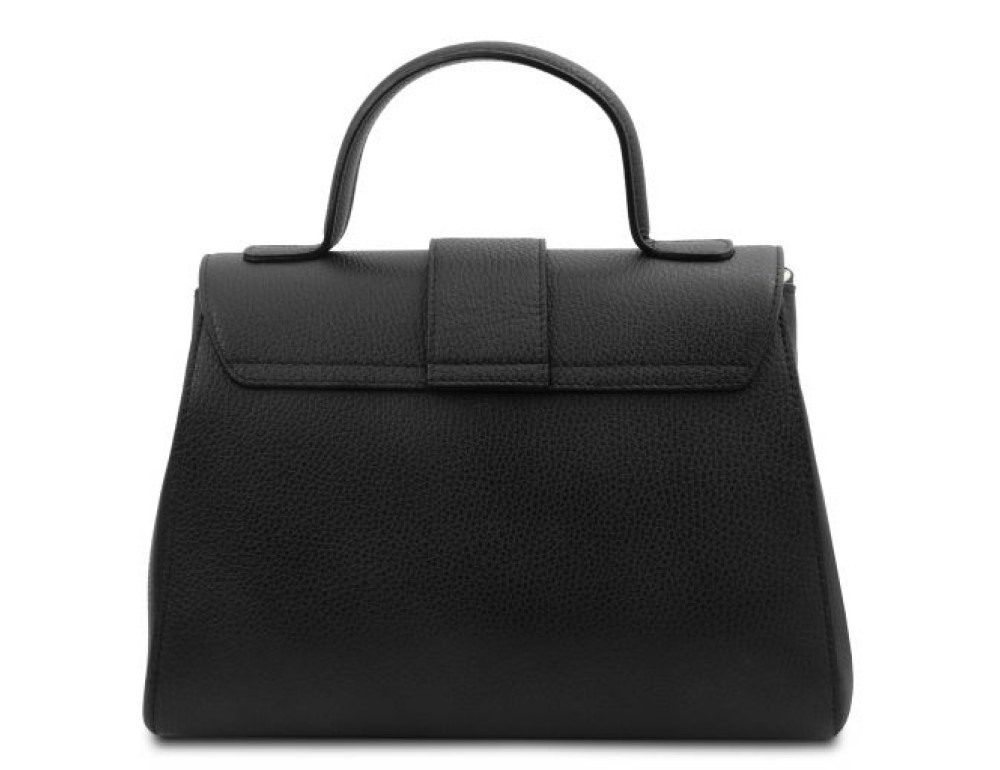 Чорна шкіряна сумочка через плече TL BAG TL142156 Black - Фотографія № 3