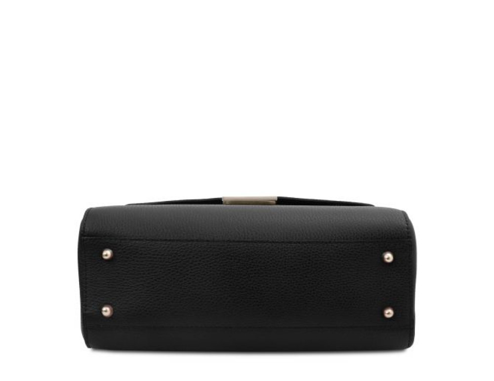 Чорна шкіряна сумочка через плече TL BAG TL142156 Black - Фотографія № 5