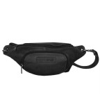 Чорна поясна сумка із натуральної телячої шкіри Hill Burry HB3314 Black - Фотографія № 100