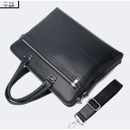 Чорна сумка під ноутбук із свинячої шкіри Bexhill Bx17610 Black - Фотографія № 106