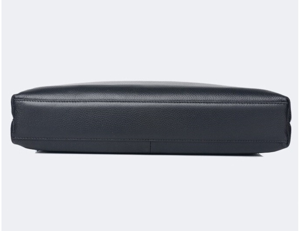 Чорна сумка під ноутбук із свинячої шкіри Bexhill Bx17610 Black - Фотографія № 8