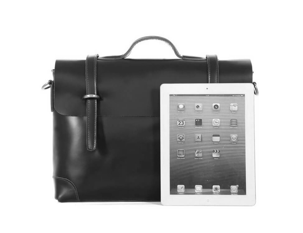Чоловіча шкіряний портфель TIDING BAG 7082A - Фотографія № 7