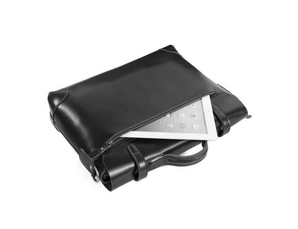 Чоловіча шкіряний портфель TIDING BAG 7082A - Фотографія № 6