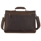 Чоловічий шкіряний портфель TIDING BAG 7205R темно-коричневий - Фотографія № 104