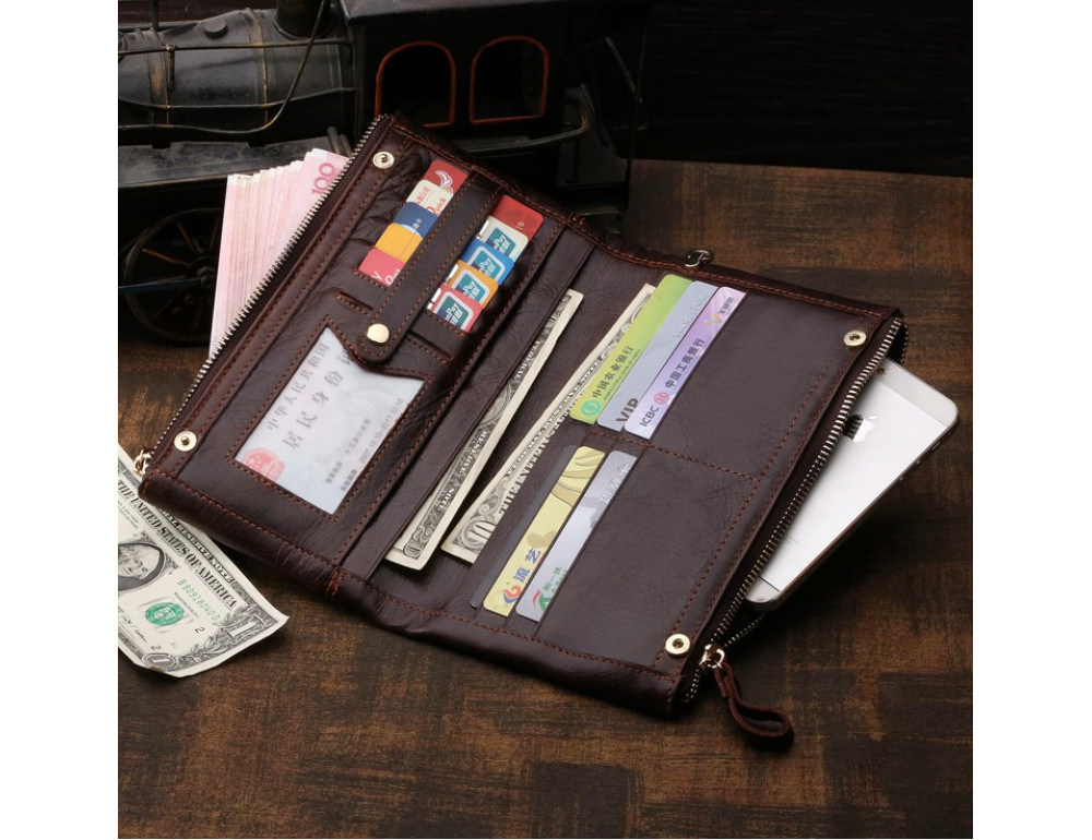 Чоловічий шкіряний клатч TIDING BAG 8027C - Фотографія № 2