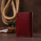 Бордовое кожаное портмоне маленькое для женщин GRANDE PELLE 504661 - Фото № 106 Бордовое кожаное портмоне маленькое для женщин GRANDE PELLE 504661 - Фото № 106