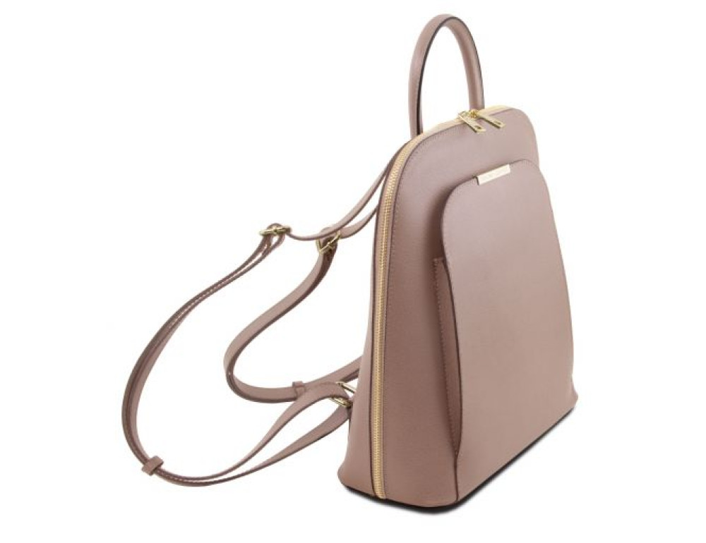 Бежевий рюкзак із Saffiano шкіри TL Bag TL141631 Nude - Фотографія № 2