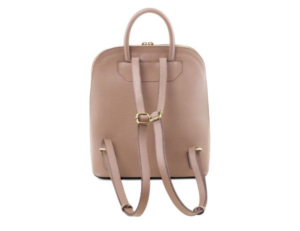 Бежевий рюкзак із Saffiano шкіри TL Bag TL141631 Nude - Фотографія № 3