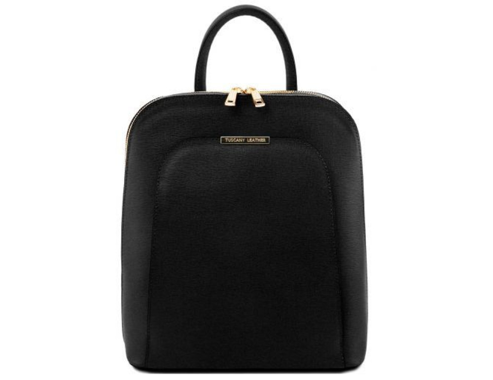 Чорний рюкзак із Saffiano шкіри TL Bag TL141631 Black - Фотографія № 1 Чорний рюкзак із Saffiano шкіри TL Bag TL141631 Black - Фотографія № 1