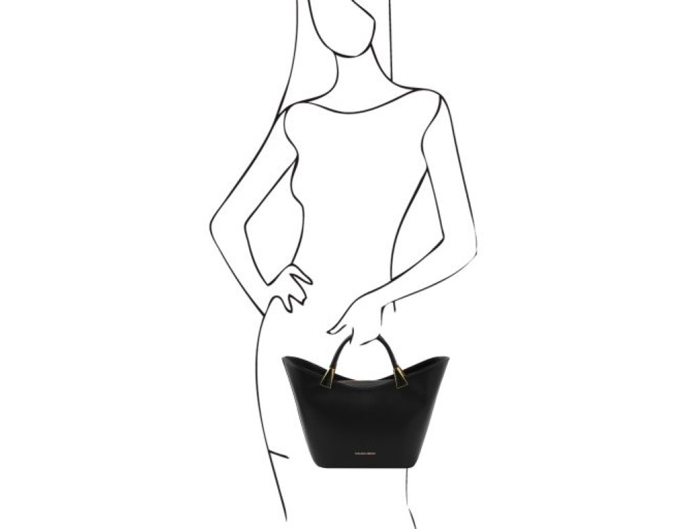 Чорна жіноча сумочка Tuscany Leather TL142287 Black - Фотографія № 2