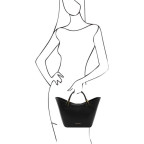 Чорна жіноча сумочка Tuscany Leather TL142287 Black - Фотографія № 101