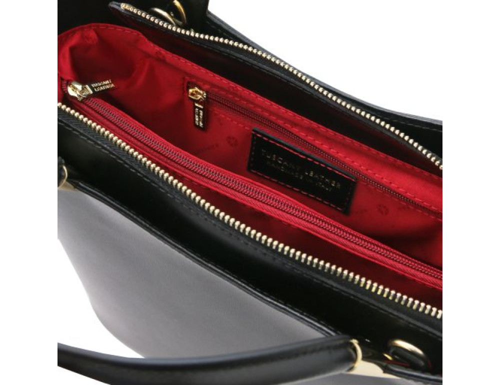 Чорна жіноча сумочка Tuscany Leather TL142287 Black - Фотографія № 6