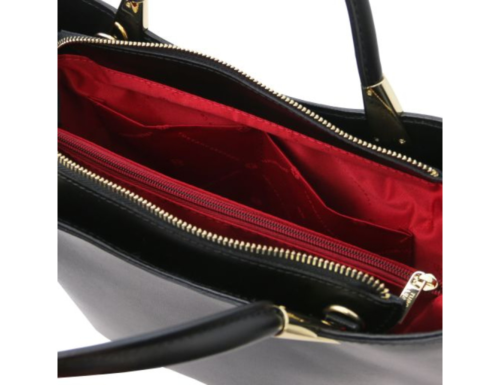Чорна жіноча сумочка Tuscany Leather TL142287 Black - Фотографія № 7