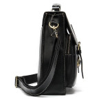 Чёрный кожаный портфель Vintage 14878 - Фото № 103