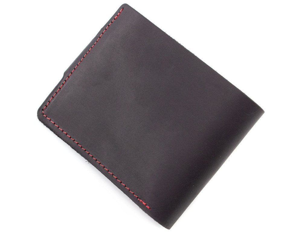 Чёрный в середине красный кошелёк Grande Pelle 54211060 - Фото № 3